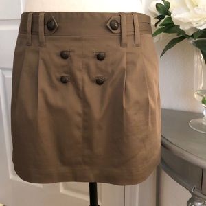 BCBG Mini Skirt with Button Embellishments